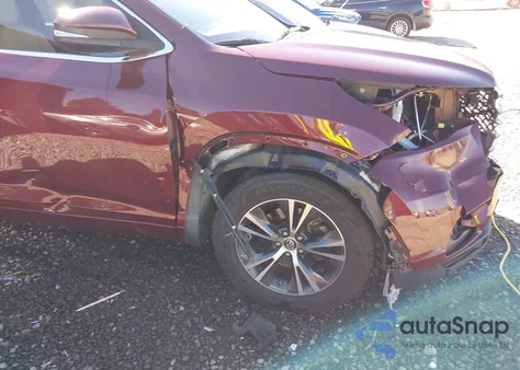 2016 Toyota Highlander Xle V6 from USA, damaged, VIN 5TDKKRFH5GS158054